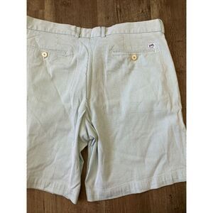 Southern Tide‎ the Skipjack Green Striped Seersucker Bermuda Shorts 38